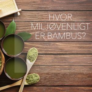 Er bambus produkter miljøvenlige? - Perfect-Body.dk
